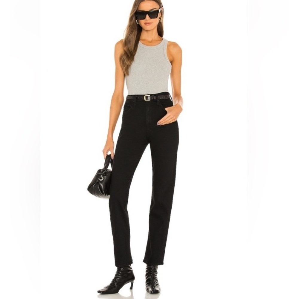 MOTHER High Waisted Rider Ankle Jeans Not Guilty‎ Women's Size 25